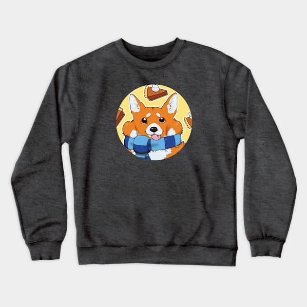 Corgi Face Crewneck Sweatshirt by mcbenik